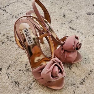 Badgley Mischka Pink Evening Heel Sandal